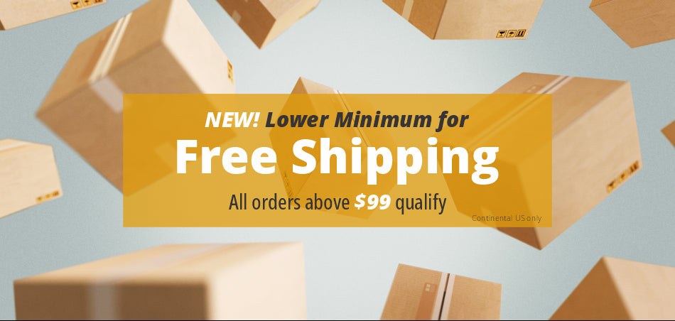 Lower Minimum for Free Shipping at Alien Milling