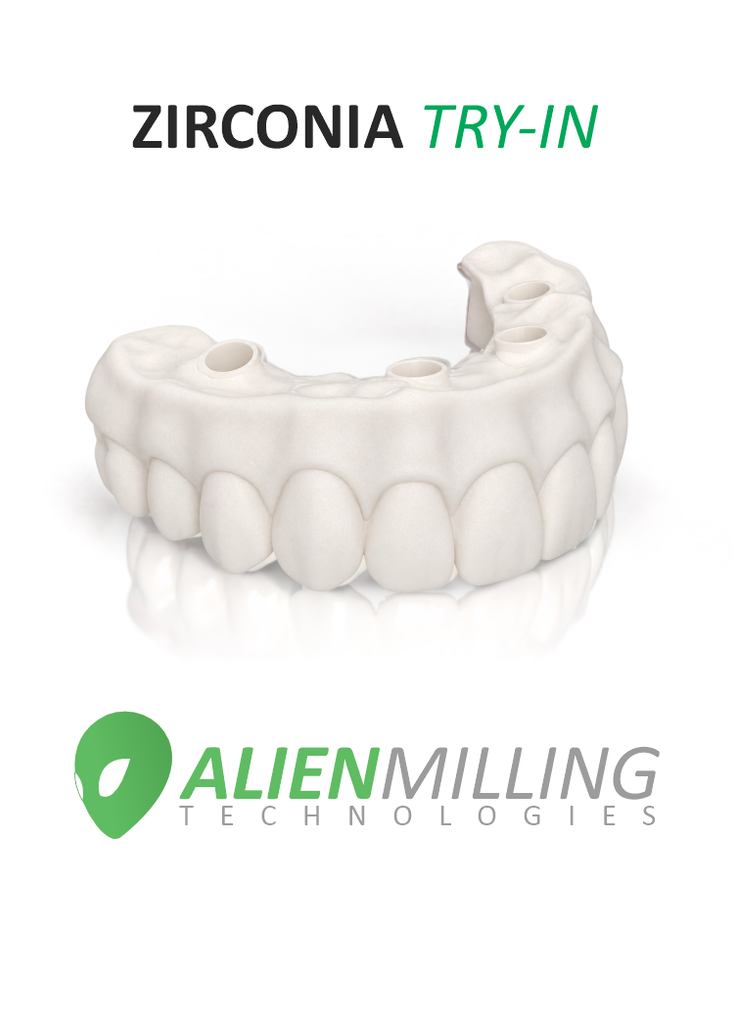 Alien Full Arch Zirconia Try-In