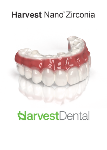 Harvest Dental Nano™ Zirconia Full Arch Hybrid