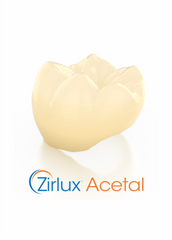 Zirlux Acetal Temporary Crown Milling Services – Alien Milling