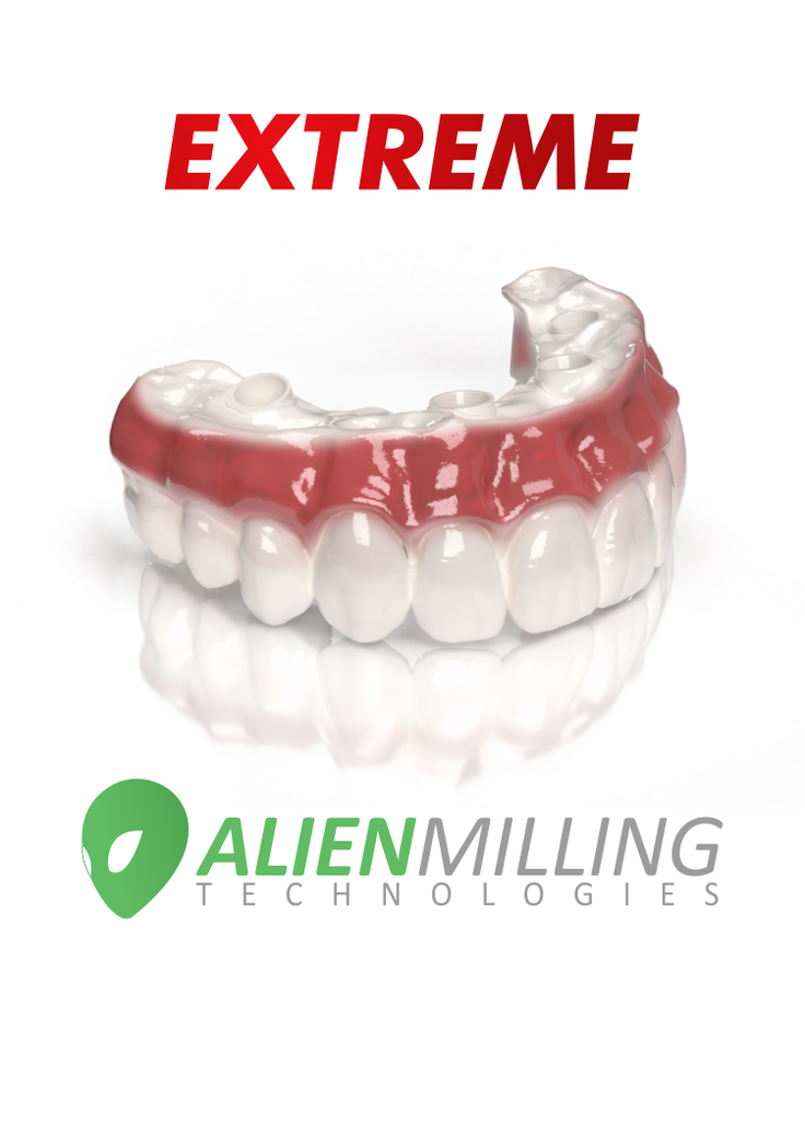 Alien Extreme Implant Full Arch Hybrid Zirconia